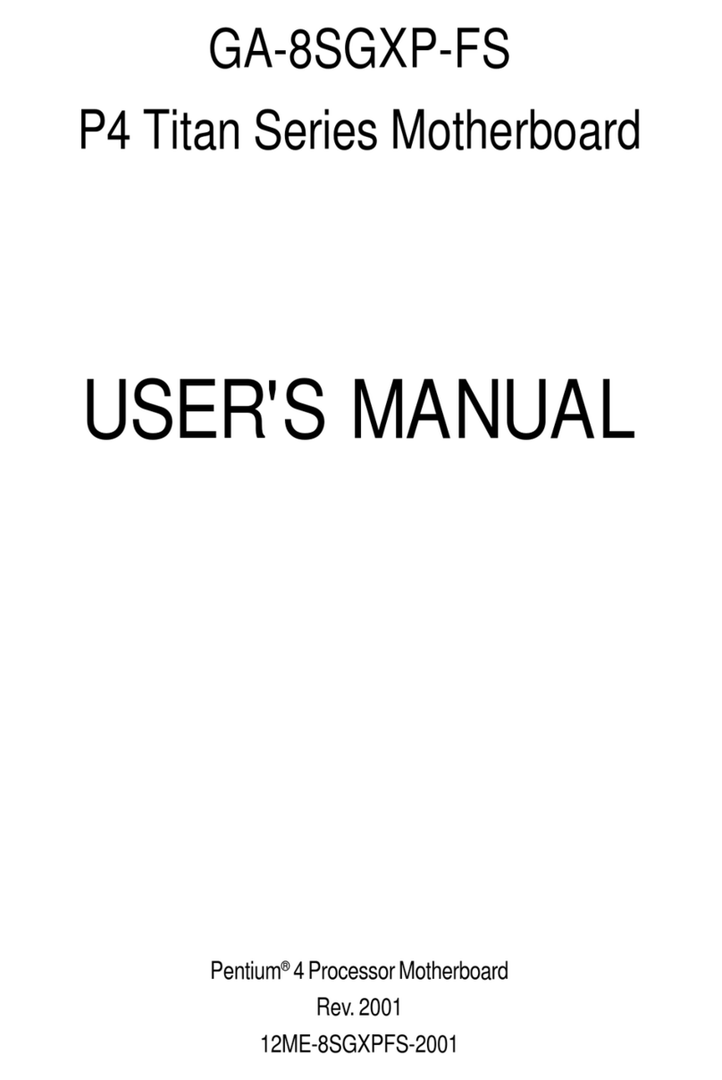 Fujitsu GA-8SGXP-FS P4 Titan Series User manual