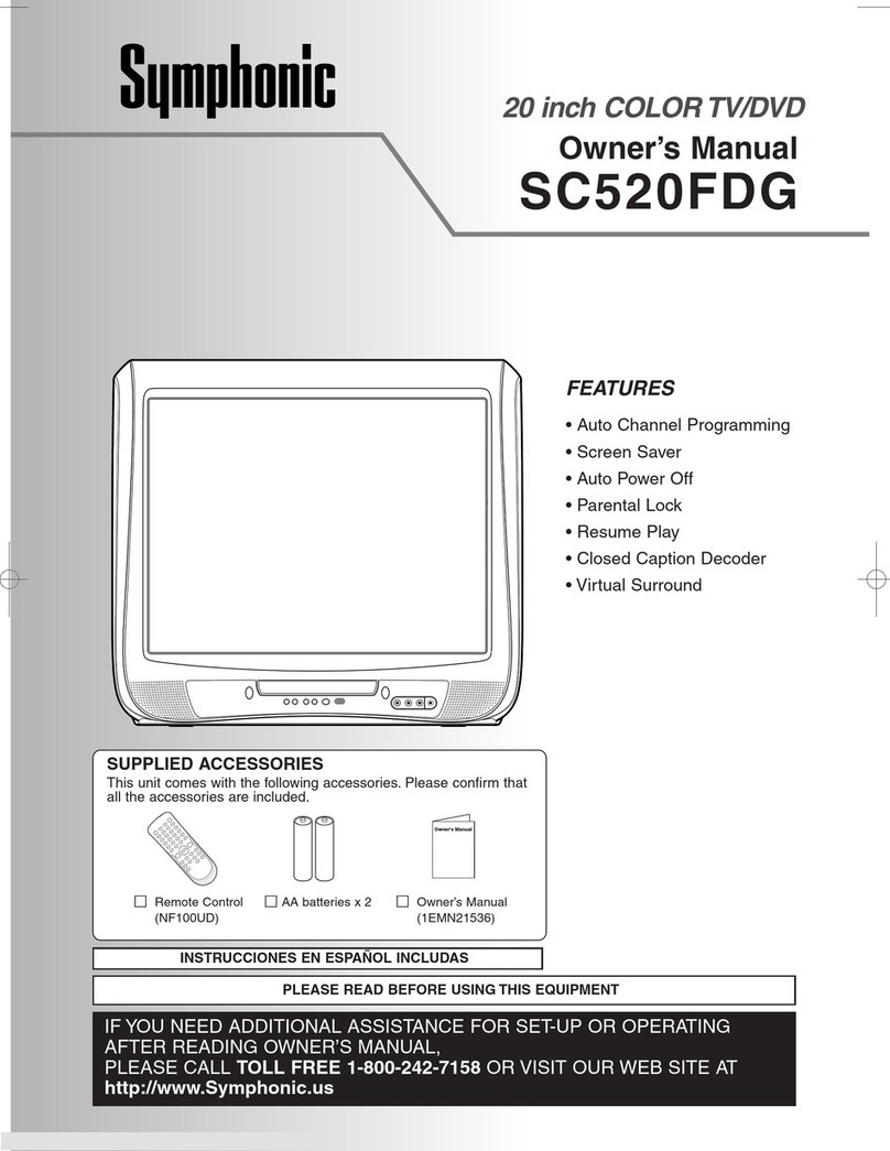 Symphonic SC520FDG User manual