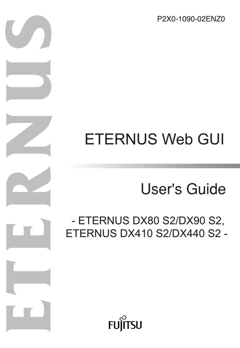 Fujitsu Eternus web GUI user guide