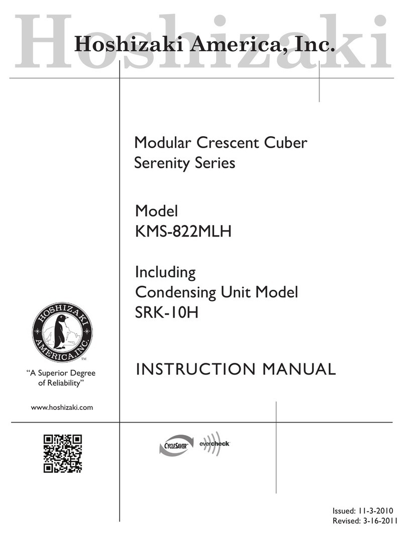 Hoshizaki Serenity Series KMS-822MLH instruction manual