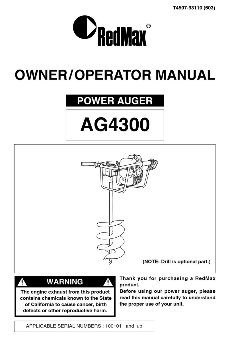 RedMax AG4300 Owner's/operator's manual
