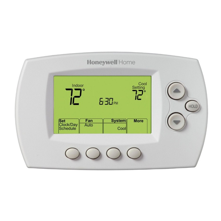 Honeywell FocusPRO TH6320WF Wi-Fi Series User manual
