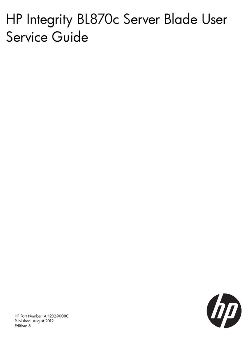 HP Integrity BL870c User manual