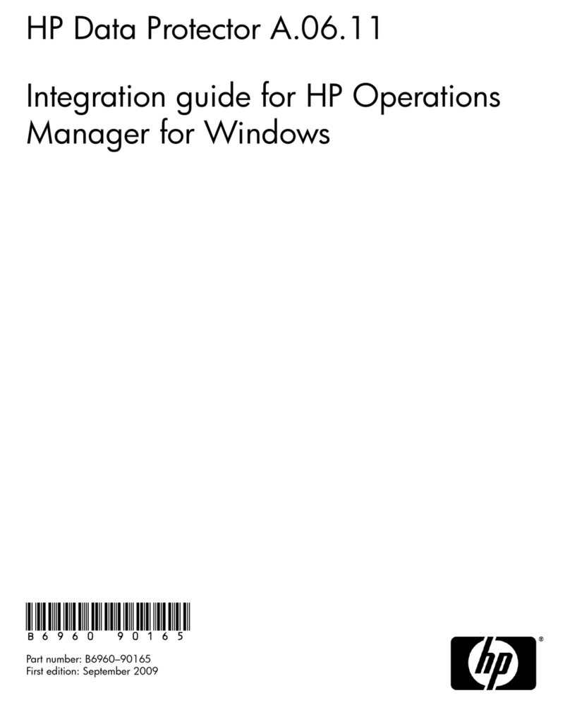 HP Data Protector A.06.11 Integration guide HP Data Protector A.06.11 Integration guide