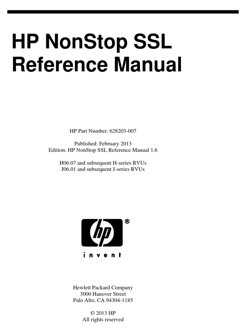 HP NonStop SSL User manual