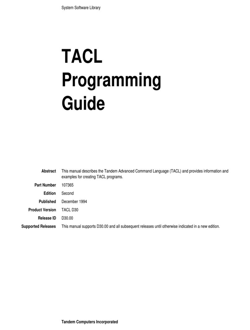 HP TACL Operating instructions