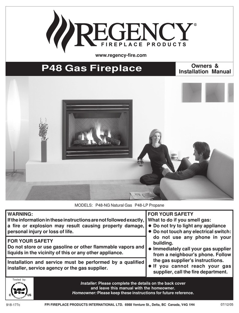 Regency P48-LP Quick start guide