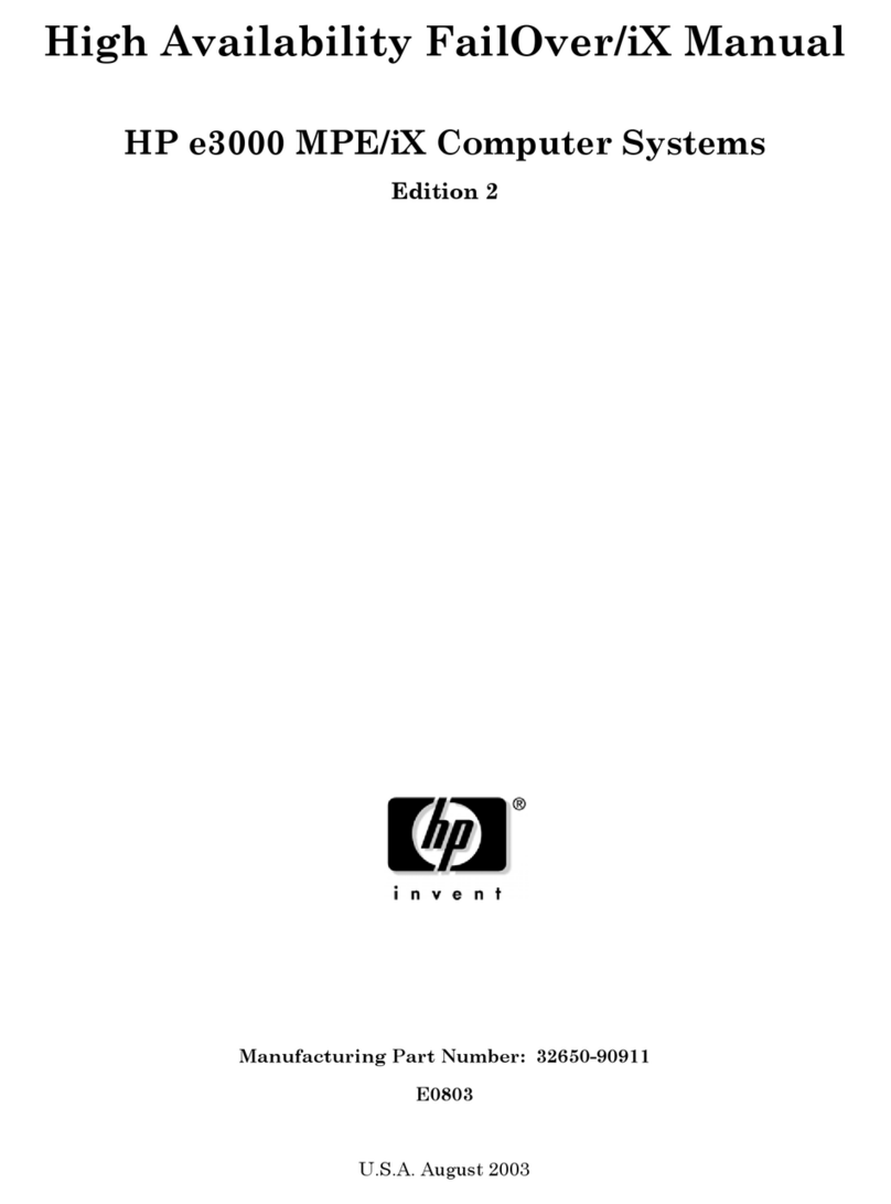 HP e3000 User manual
