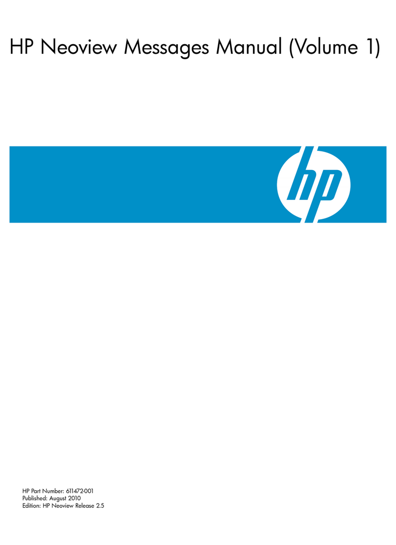 HP Neoview Messages manual&nbsp;