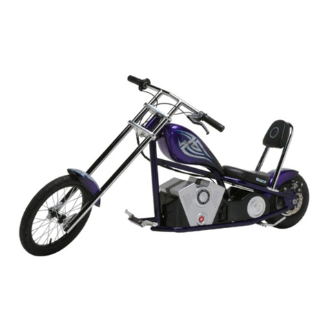 Razor Rebellion Electric Chopper 15130760 User manual