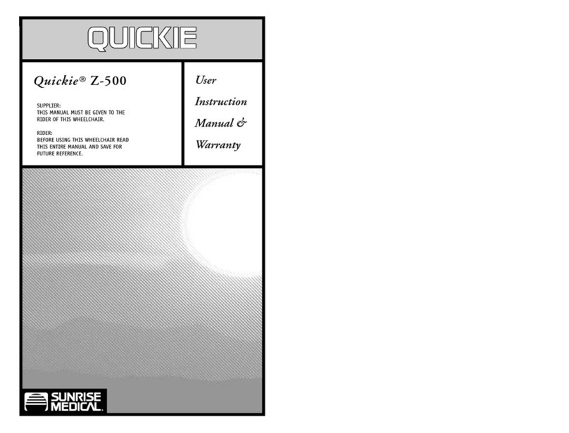 Quickie Z-500 User manual