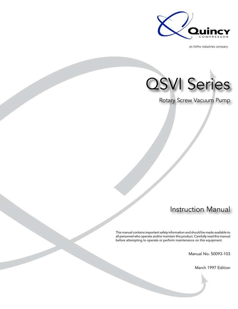 Quincy Compressor QSVI Series User manual