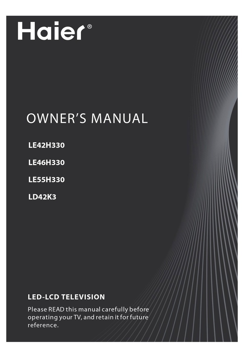 Haier LE42H330 User manual Haier LE42H330 User manual