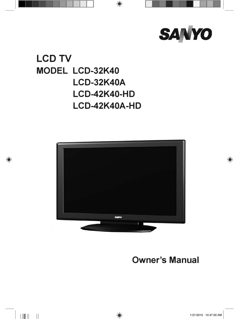 Sanyo LCD-32K40 User manual