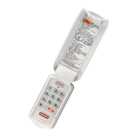 Genie Wireless Keypad User manual