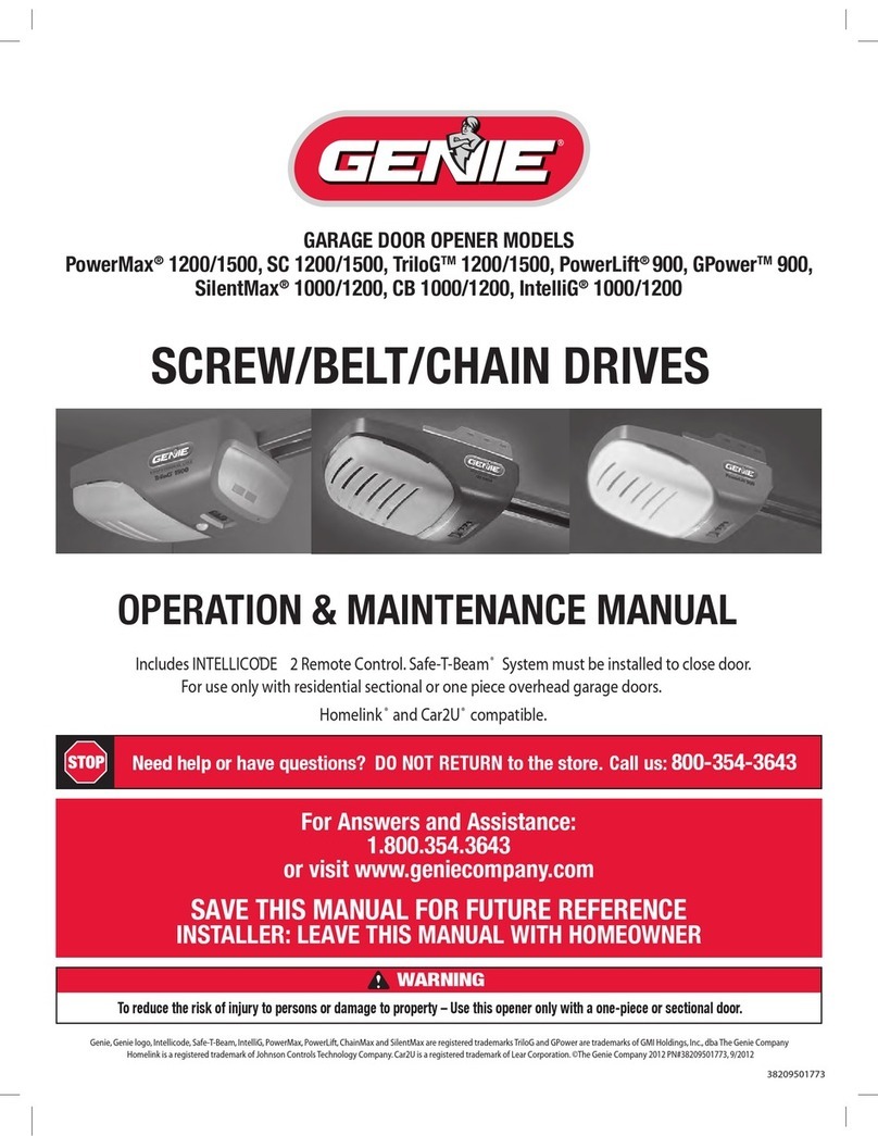 Genie PowerMax 1200 Manual