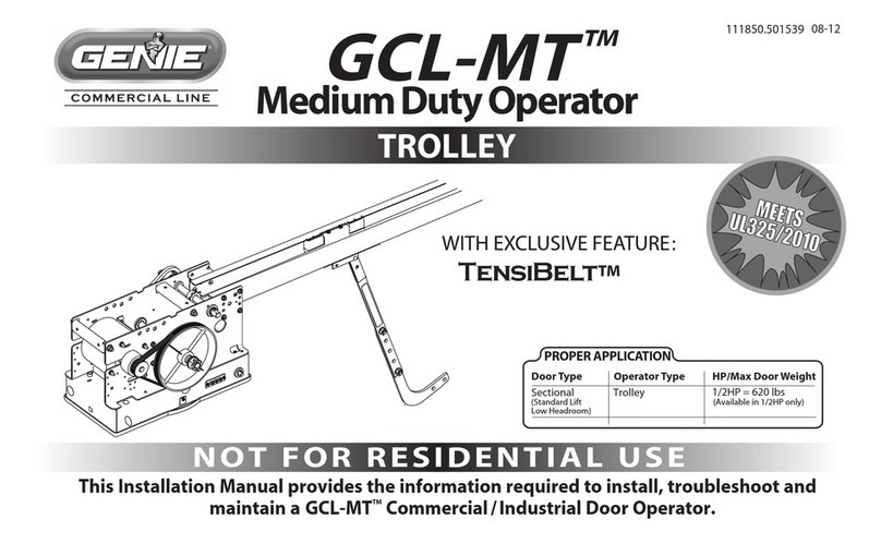 Genie GCL-MT installation manual