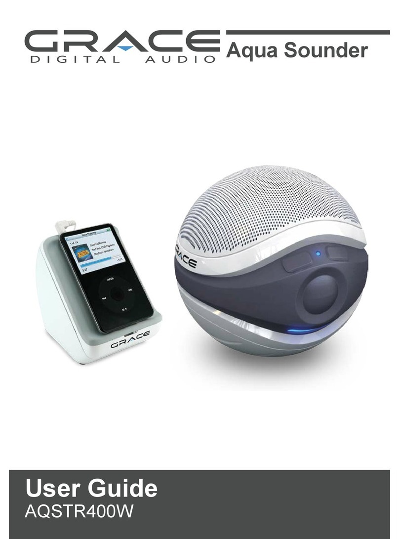 Grace Digital Audio Aquasounders AQSTR400W user guide