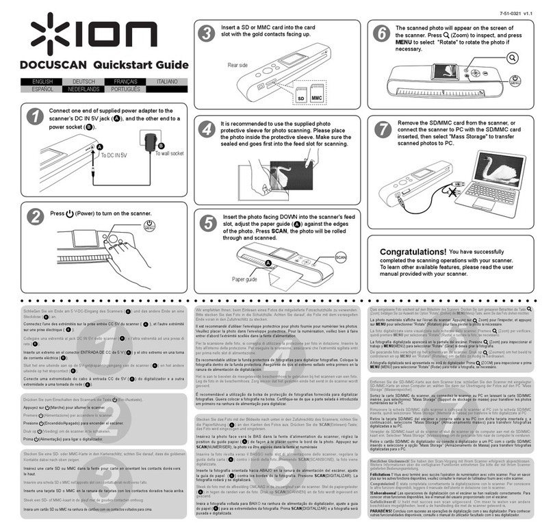 ION DocuScan User manual
