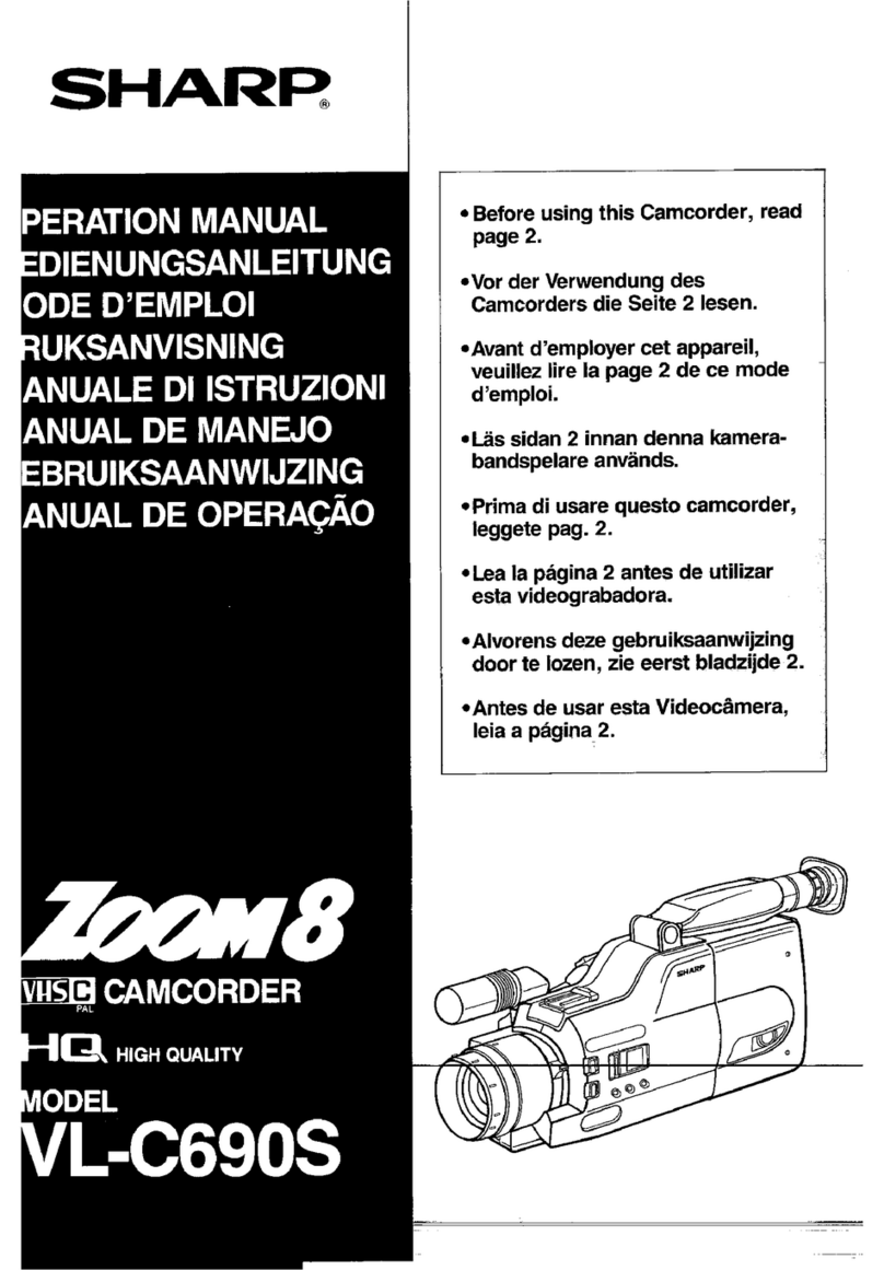 Sharp VL-C690S User manual