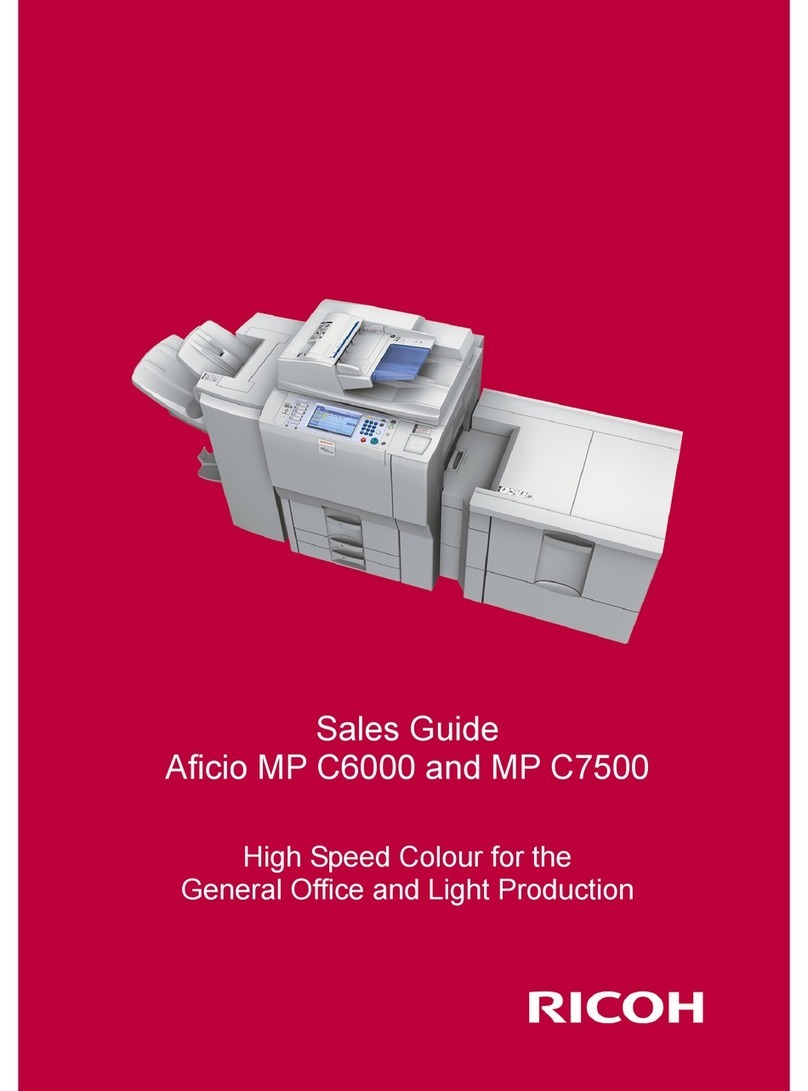 Ricoh Aficio MP C6000 User manual