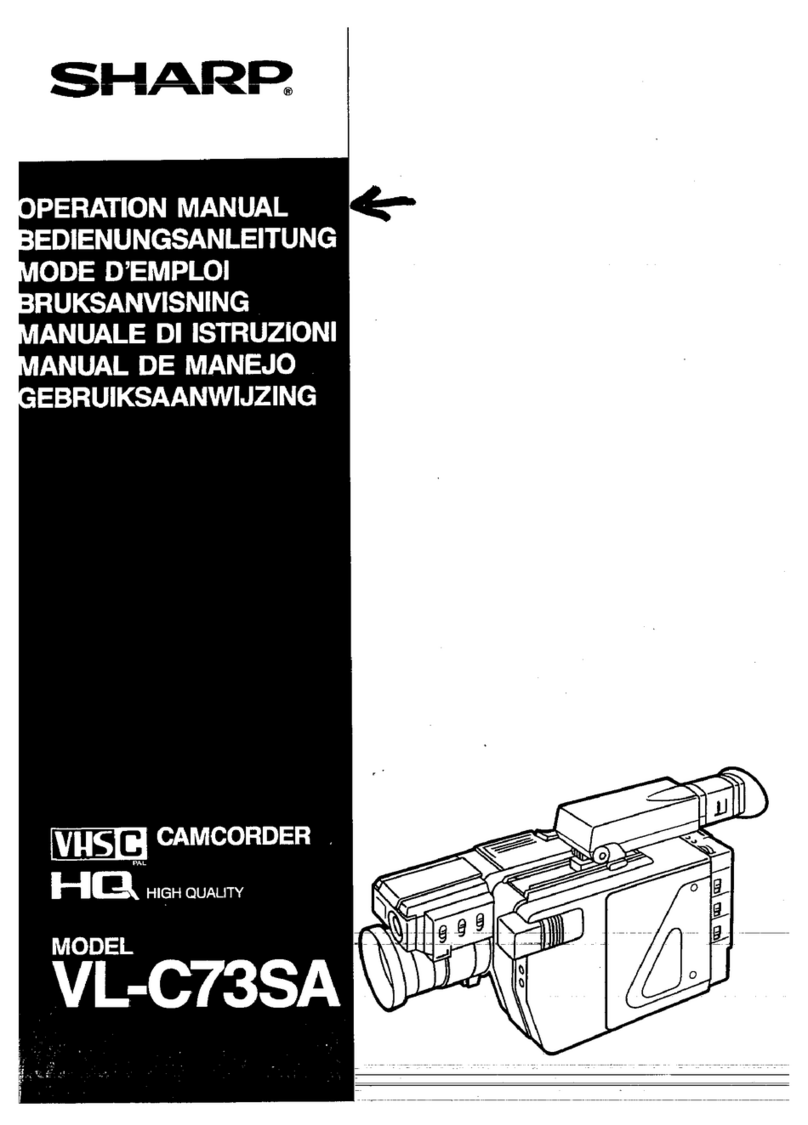 Sharp VL-C73SA User manual