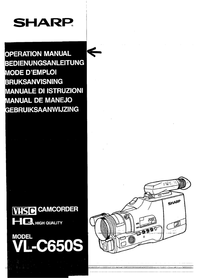 Sharp VL-C650S User manual