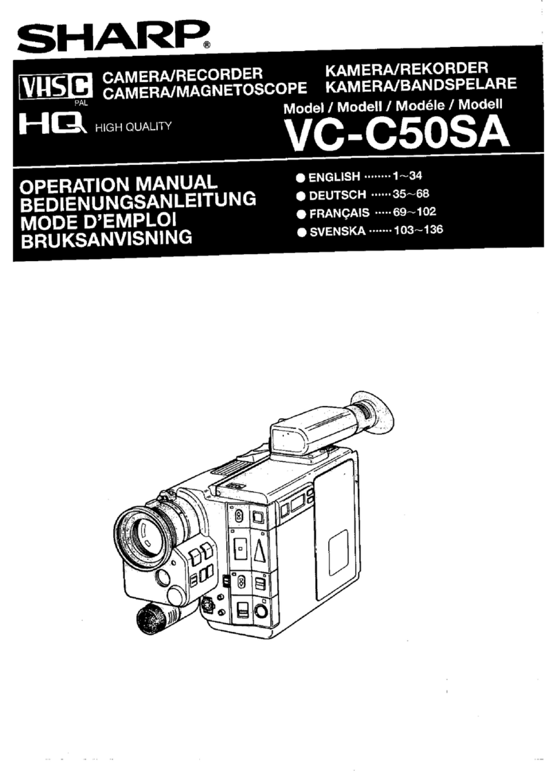 Sharp VC-C50SA User manual