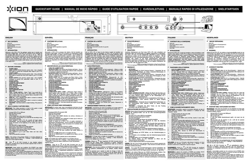 ION VCR 2 PC quick start guide