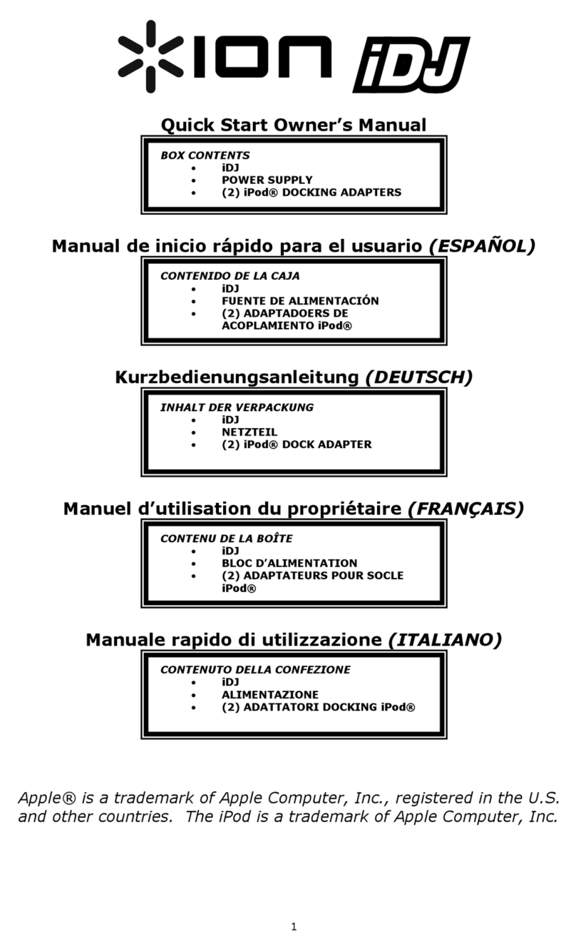 ION iDJ User manual