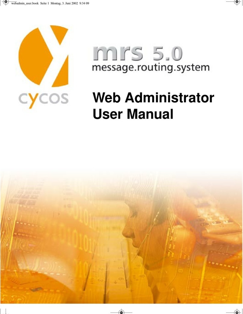Cycos Cycos ERGO mrs 5.0 user manual