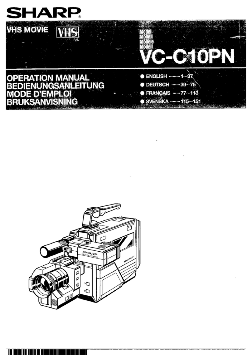 Sharp VC-C10PN Operation manual