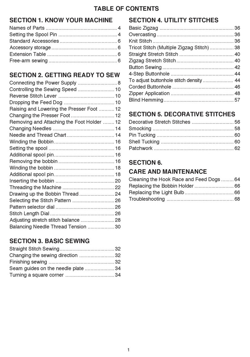 Janome Sewing Machine User manual Janome Sewing Machine User manual