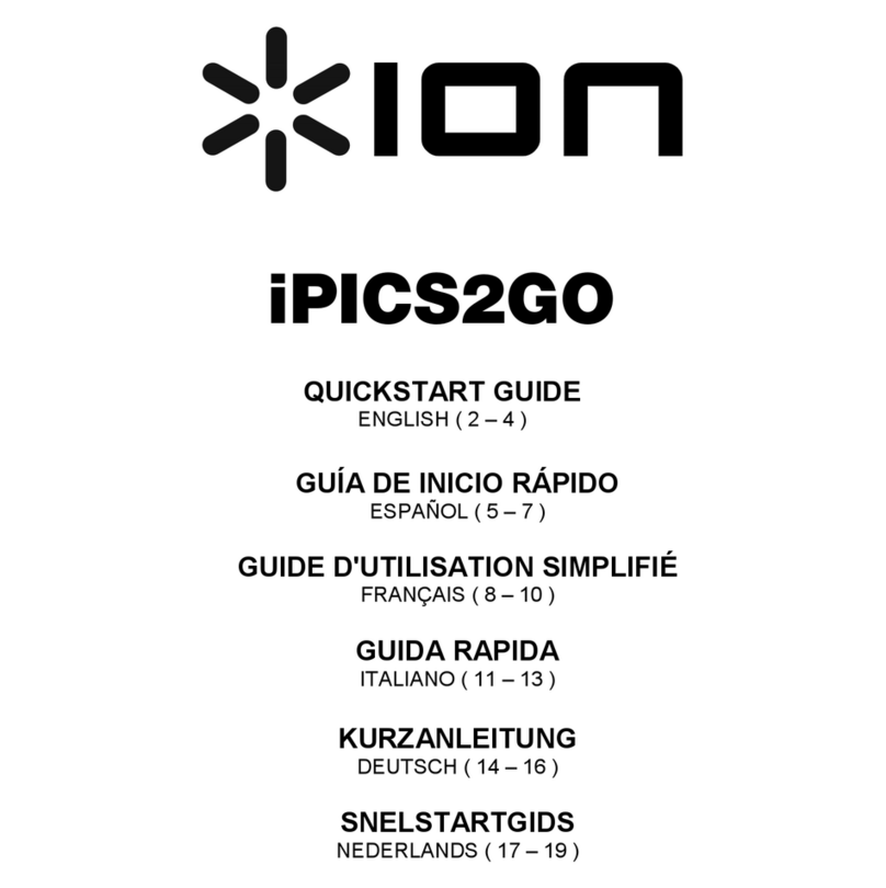 ION iPICS2GO quick start guide