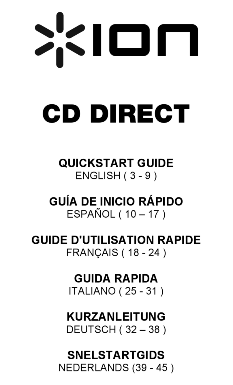 ION CD DIRECT User manual