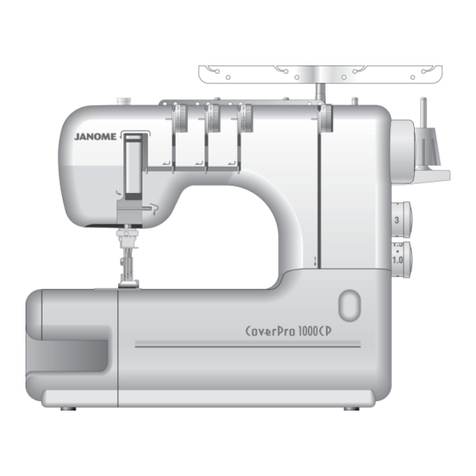 Janome COVER PRO 1000CP Instruction book