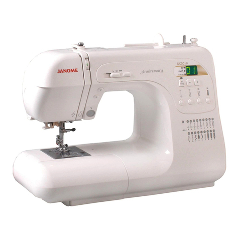 Janome DC 3018 Instruction book