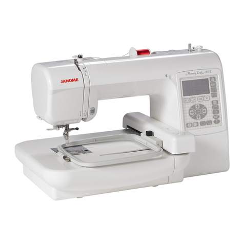 Janome MC 200E - Instruction book