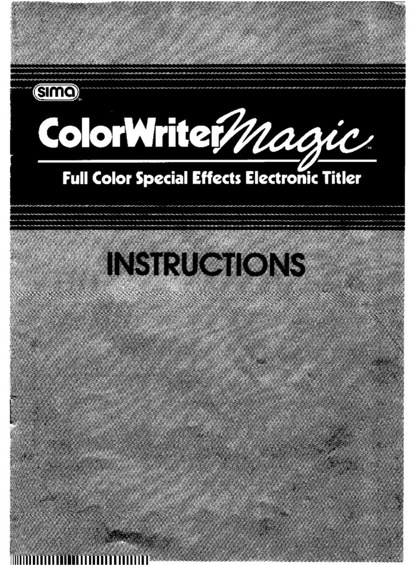 Sima ColorWriter Magic instructions