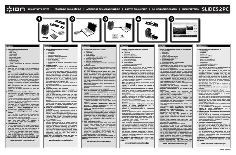 ION Slide2PC quick start guide
