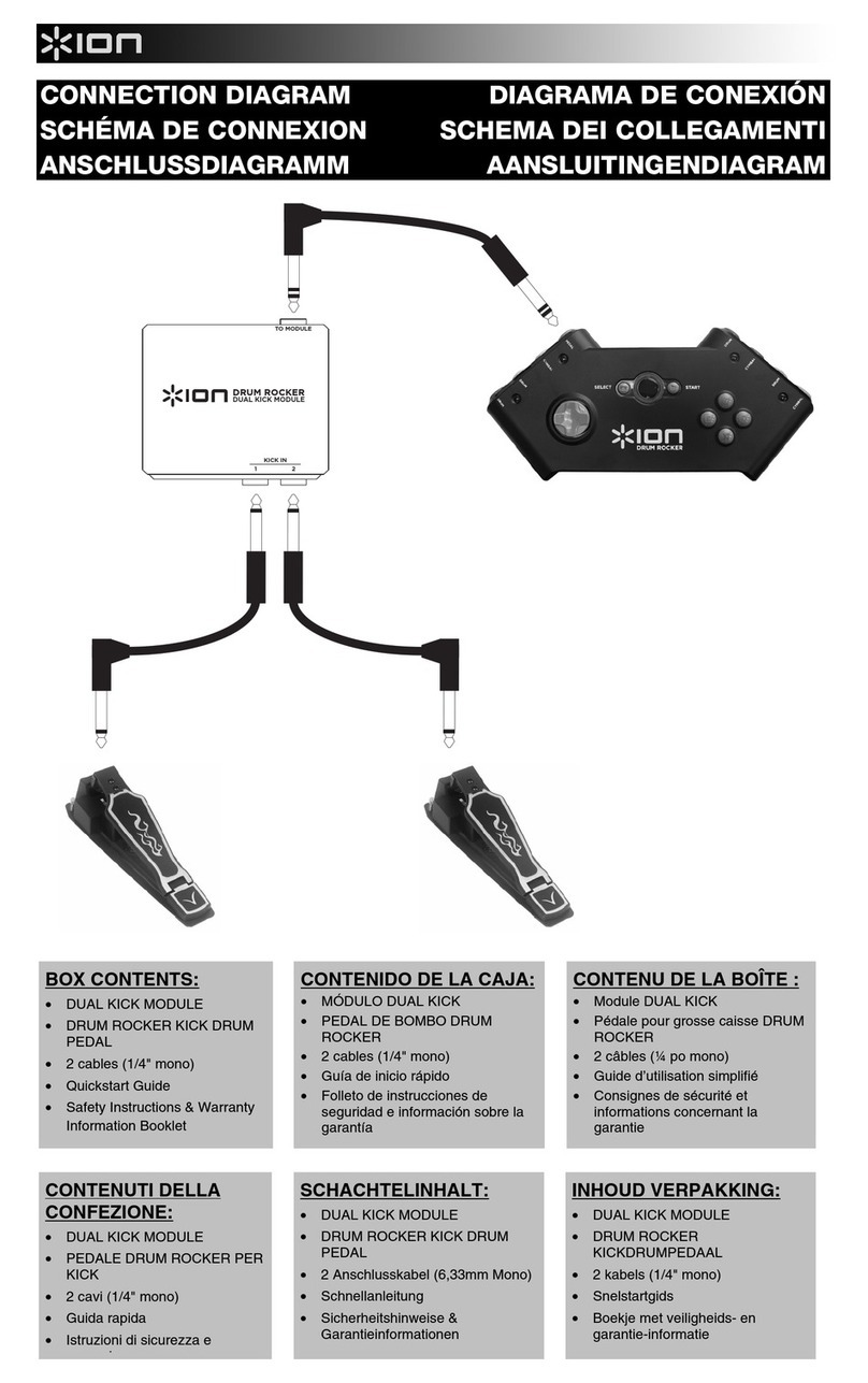 ION DRUM ROCKER User manual