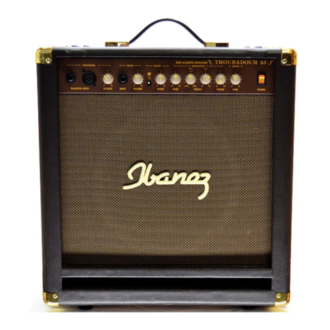 Ibanez TA25 User manual