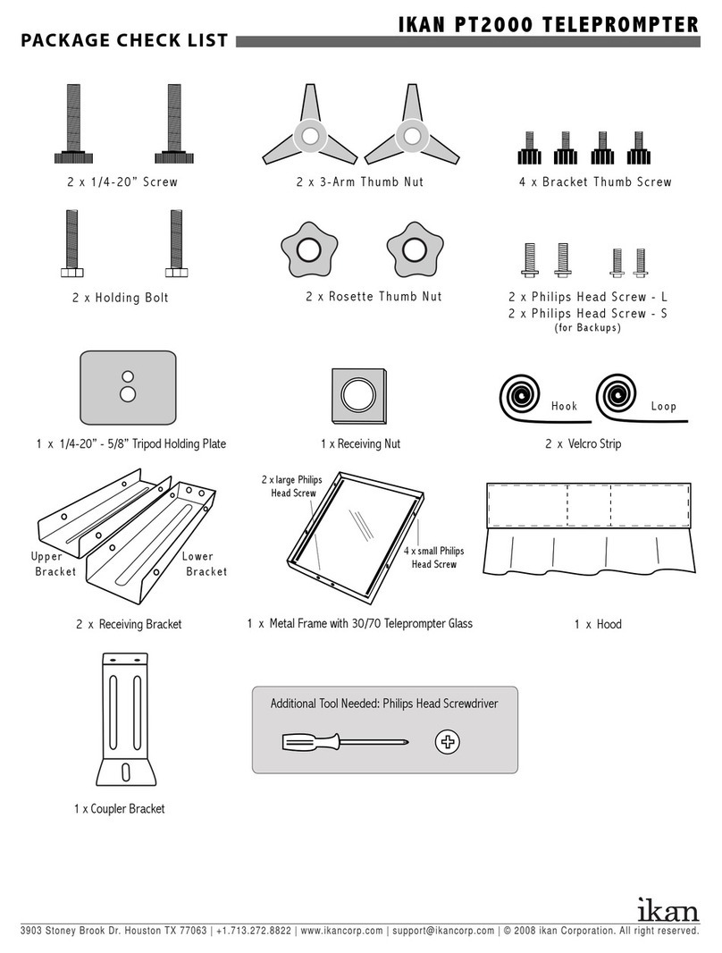 Ikan PT2000 Assembly instruction