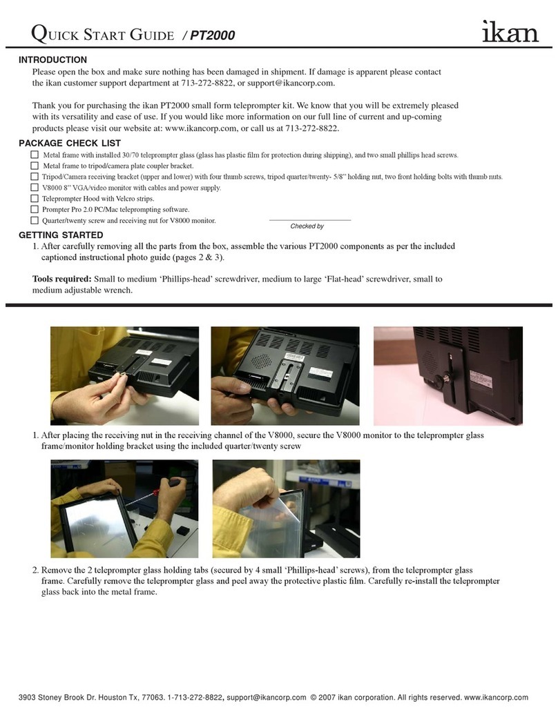 Ikan PT2000 User manual