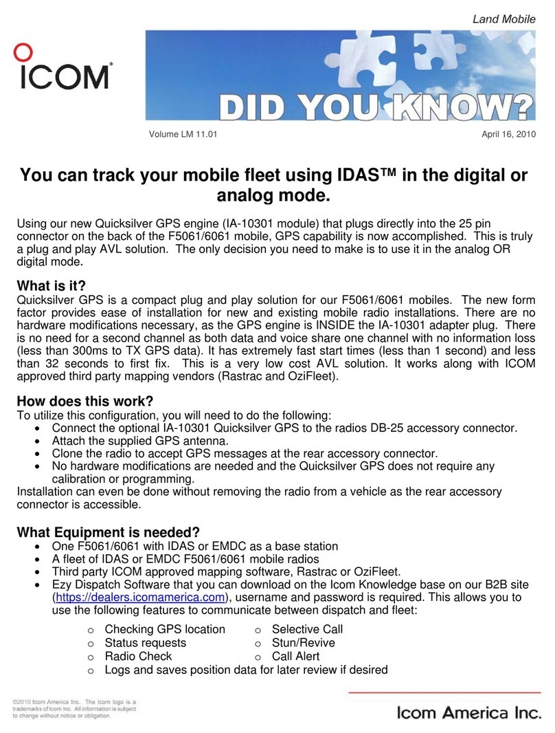 Icom Quicksilver GPS Installation guide