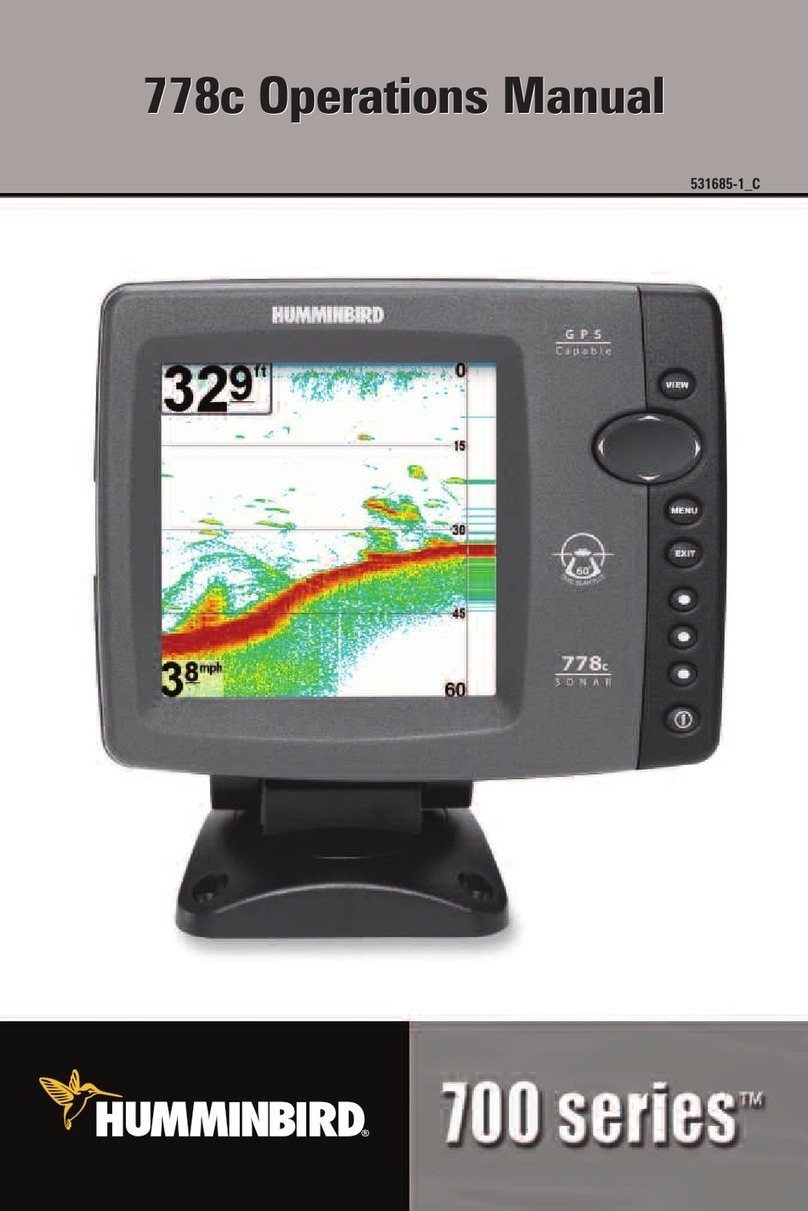 Humminbird 778c 700 series Operation manual