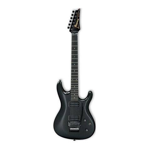 Ibanez Joe Satriani Series JS1000 instruction manual