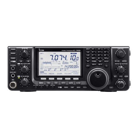 Icom IC-i7410 User manual