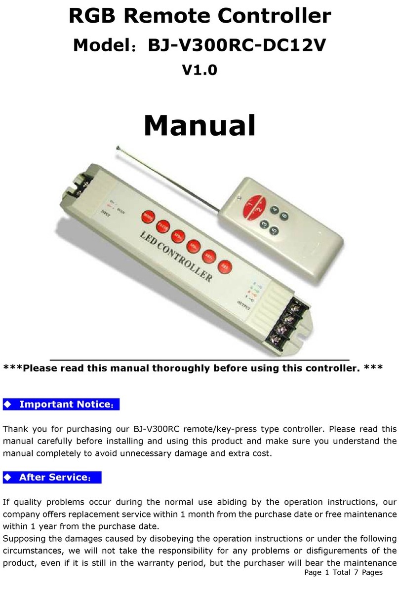 BJ BJ-V300RC-DC12V manual&nbsp;