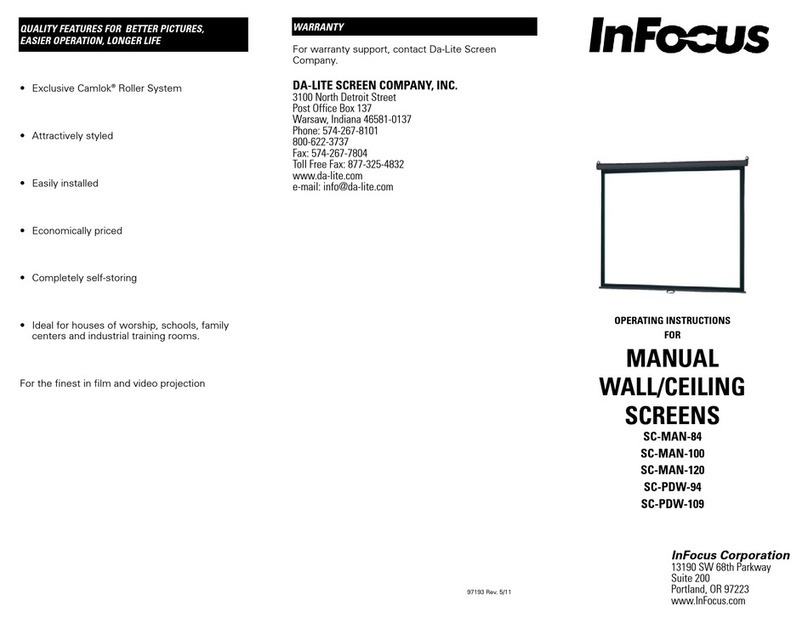 InFocus sc-man-84 operating instructions InFocus sc-man-84 operating instructions